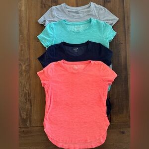 Set of Four Old Navy Active Girl Tops size L (10-12)